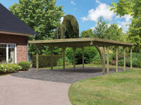 Carport Doppel 3 CLASSIC inkl. Einfahrtsbogen